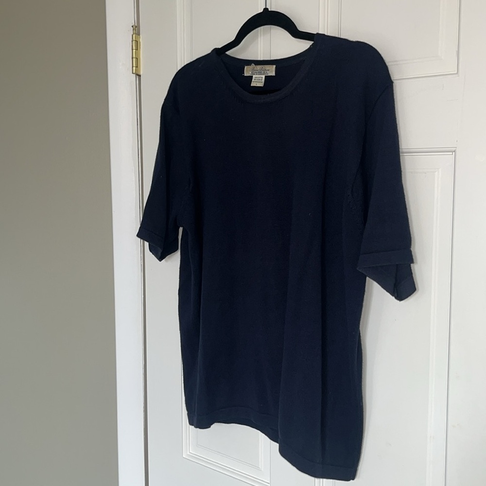 Women’s Brooks Brothers Navy Blue Sweater L - Picture 6 of 6